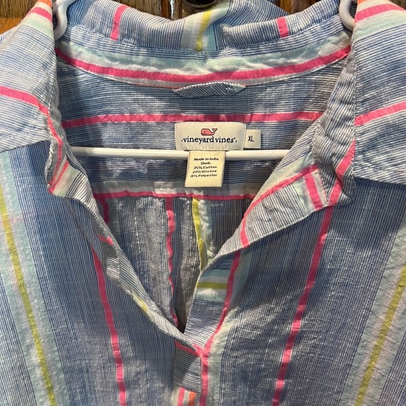 Vineyard Vines Tunic size Xl Stripe super cute with white pants - Picture 2 of 2